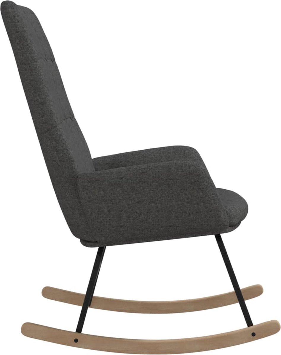Vidaxl Schommelstoel Stof Licht - Grijs