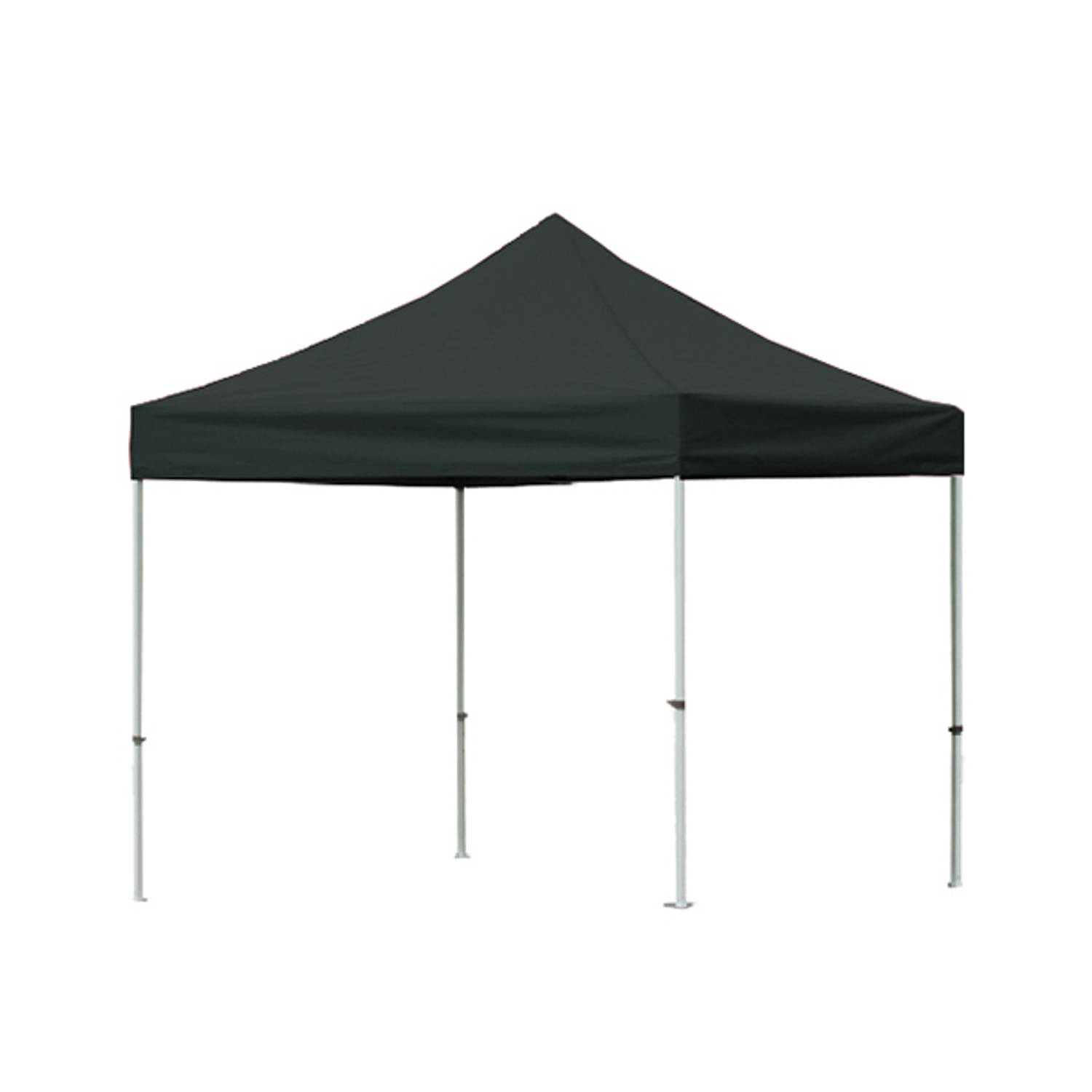 Lizzely Garden & Living Easy Up 3x3m 40mm (Aluminium Buizen) Zonder Zijwanden Semi Prof Partytent Opvouwbaar - Zwart