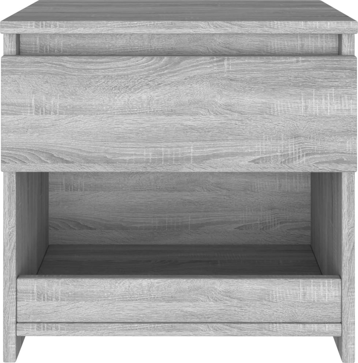 Vidaxl Nachtkastjes 2 St 40x30x39 Cm Bewerkt Hout Sonoma Eiken - Grijs