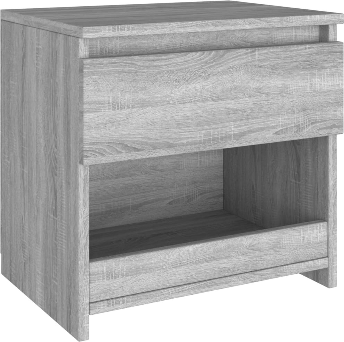Vidaxl Nachtkastjes 2 St 40x30x39 Cm Bewerkt Hout Sonoma Eiken - Grijs
