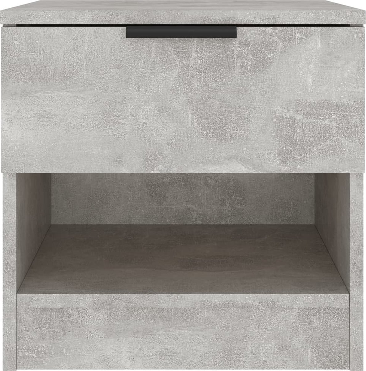 Vidaxl Nachtkastje Bewerkt Hout Beton - Grijs