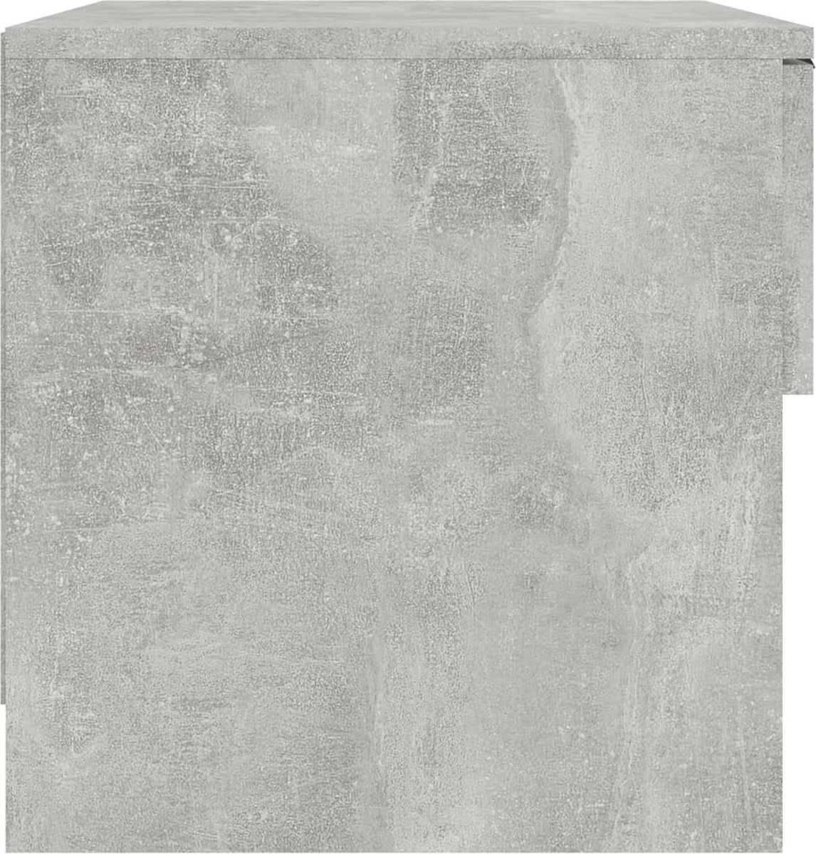 Vidaxl Nachtkastje Bewerkt Hout Beton - Grijs