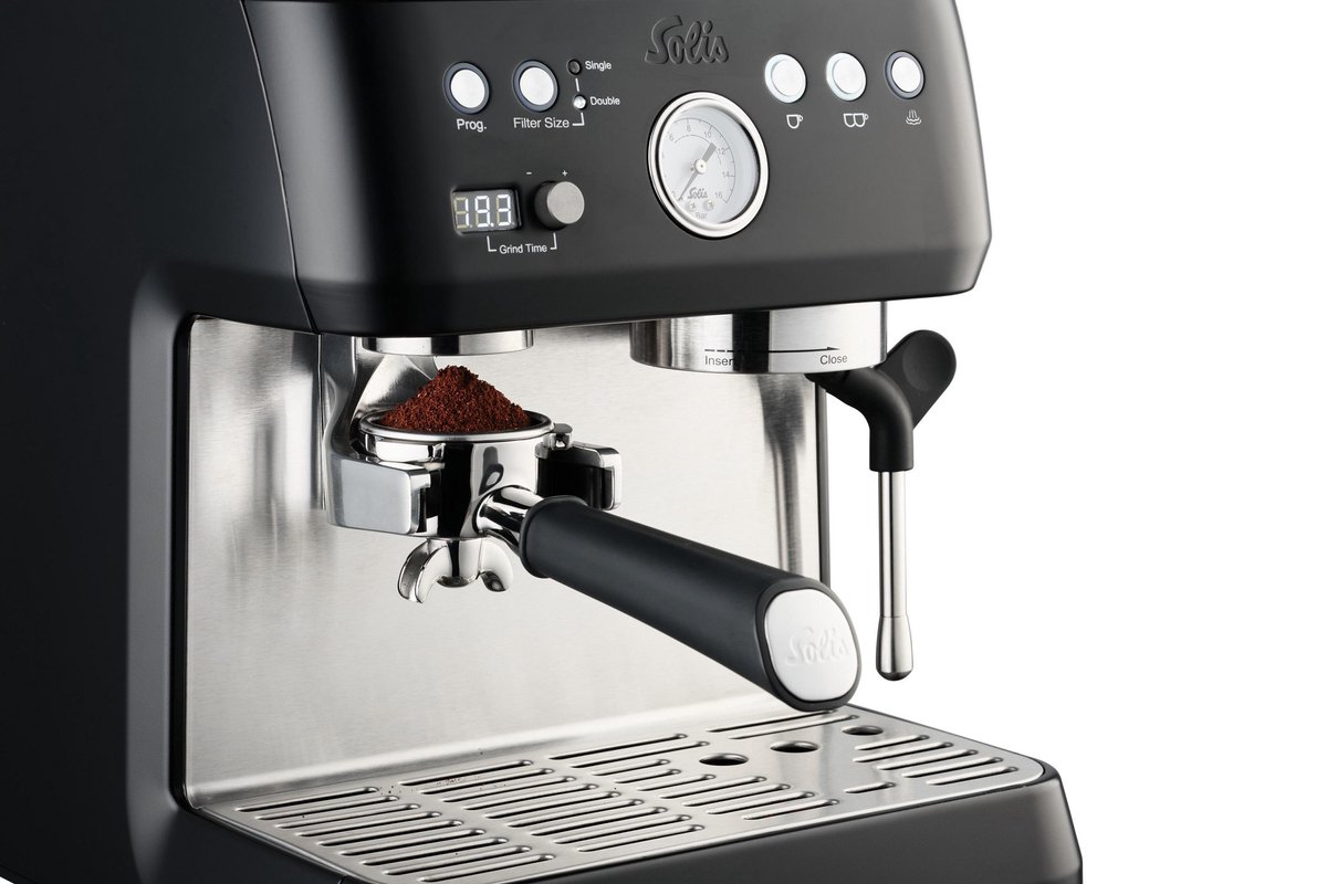 Solis Grind & Infuse Perfetta 1019 Koffiemachine Met Bonen - Zwart