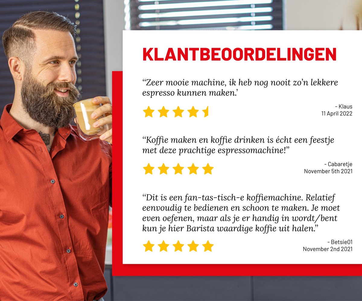 Solis Grind & Infuse Perfetta 1019 Koffiemachine Met Bonen - Zwart