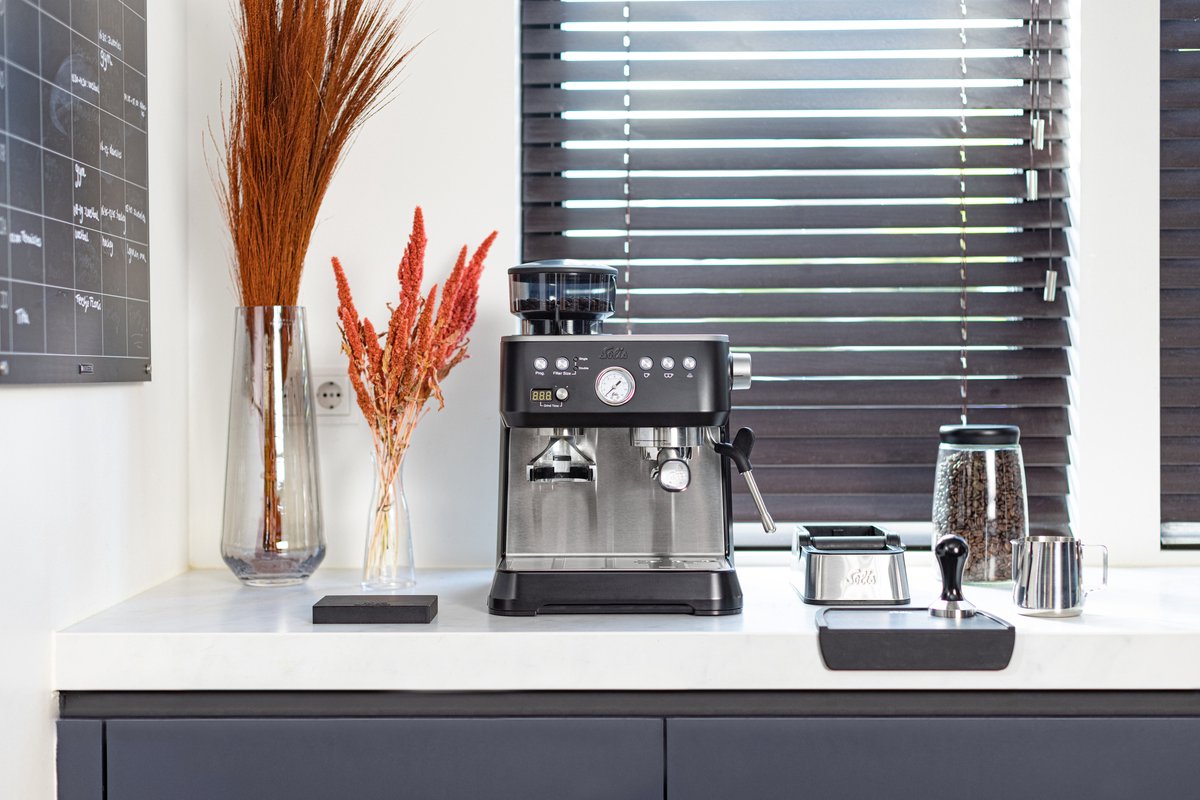 Solis Grind & Infuse Perfetta 1019 Koffiemachine Met Bonen - Zwart