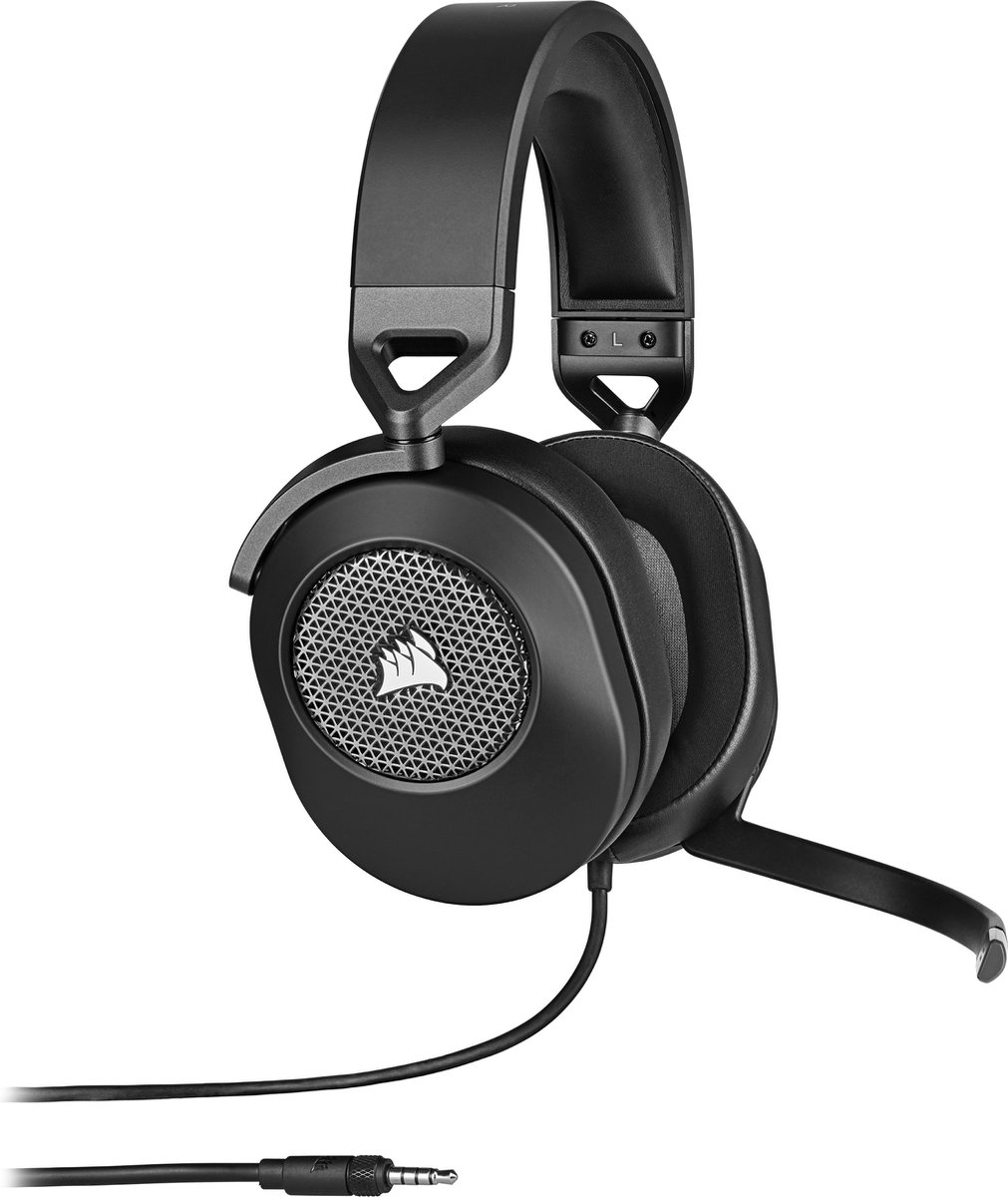 Corsair Hs65 Dolby Audio 7.1 Pc Surround Gaming Headset 3.5 Mm Jack - Carbon (p55/ps4/xbox Series X/s/pc/mac/nintendo Switch/mobile Devices)
