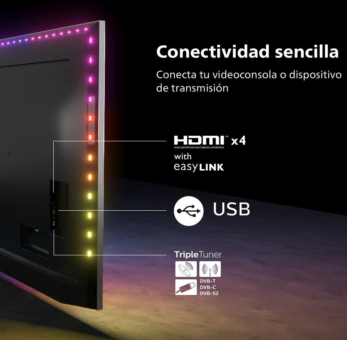 Philips 55OLED707 - Ambilight (2022) - Silver