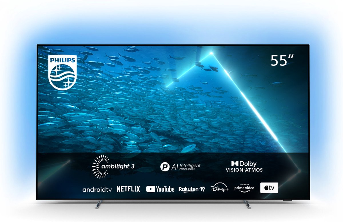 Philips 55OLED707 - Ambilight (2022) - Silver