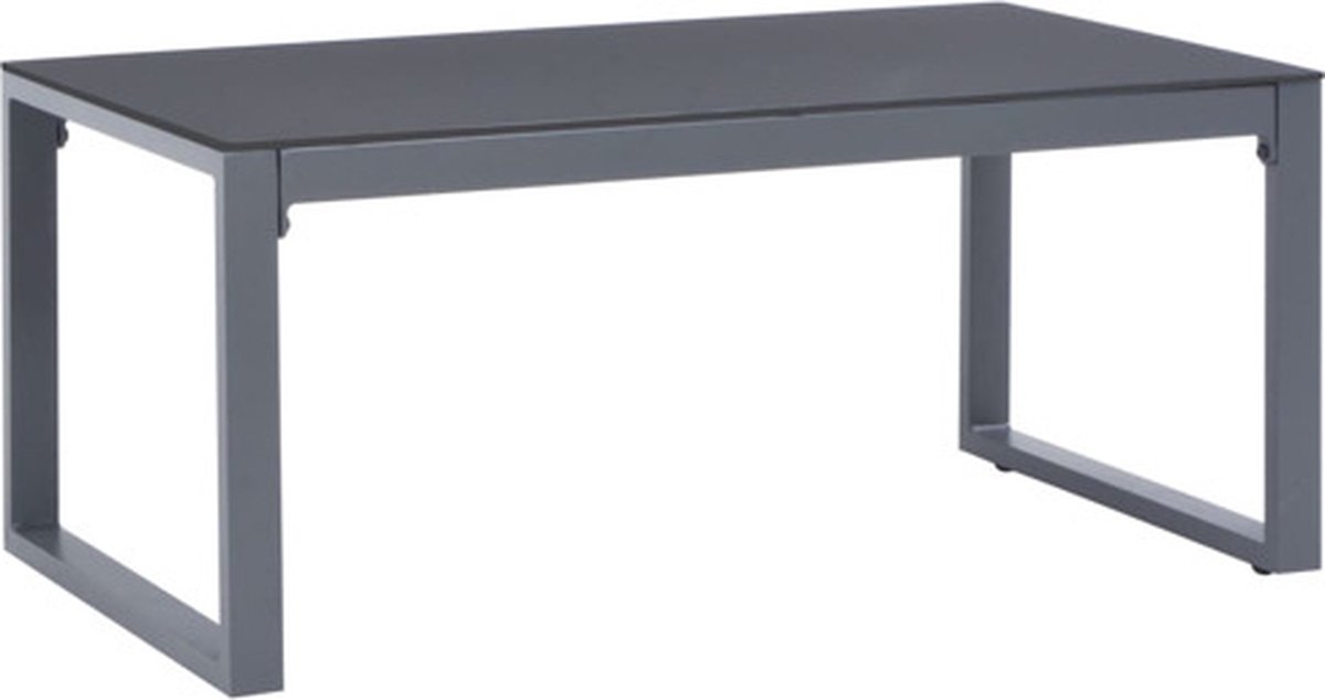 Vidaxl Salontafel 90x50x40 Cm Aluminium - Grijs