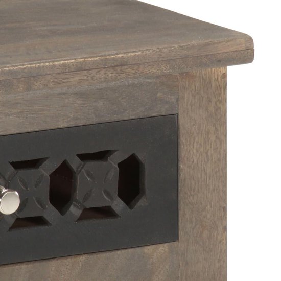 Vidaxl Nachtkastje 40x30x50 Cm Massief Mangohout - Bruin