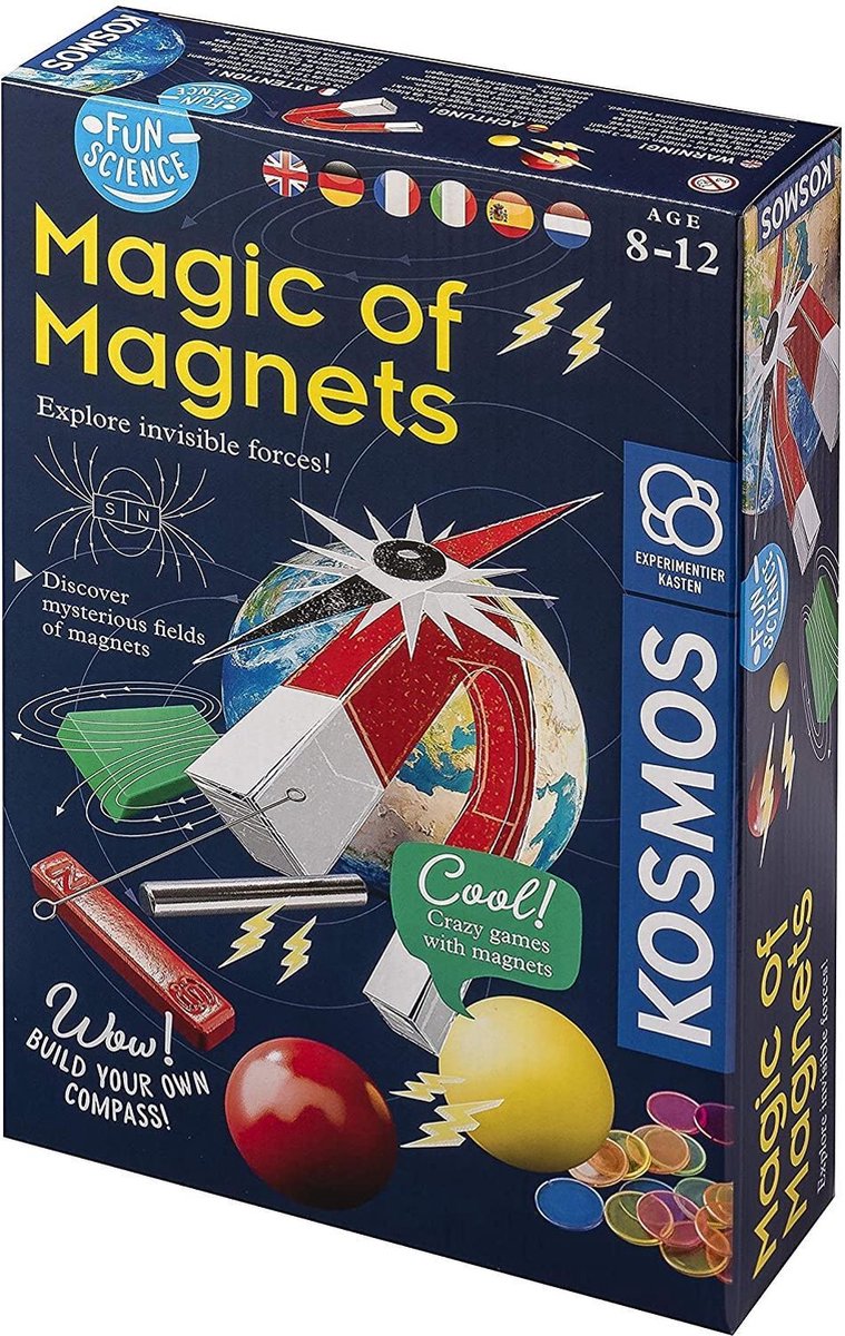 Kosmos Uitgevers Experimenteerset Magic Of Magnets Staal 23-delig
