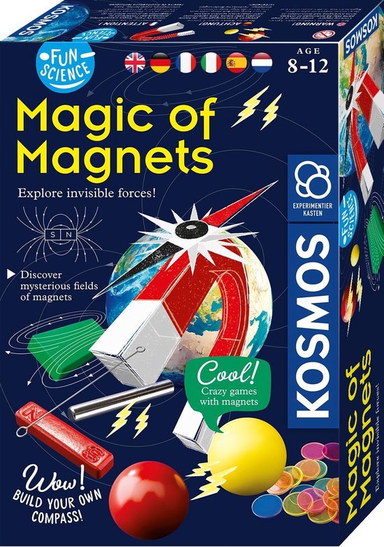 Kosmos Uitgevers Experimenteerset Magic Of Magnets Staal 23-delig