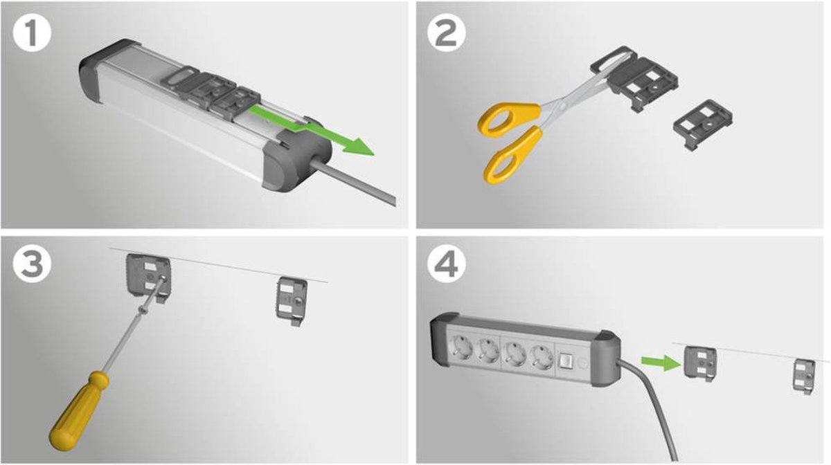 Brennenstuhl Premium-Protect-Line | 4fach | *DE* | 3m | 60kA | ÜSS/Filter | 16A Zekering