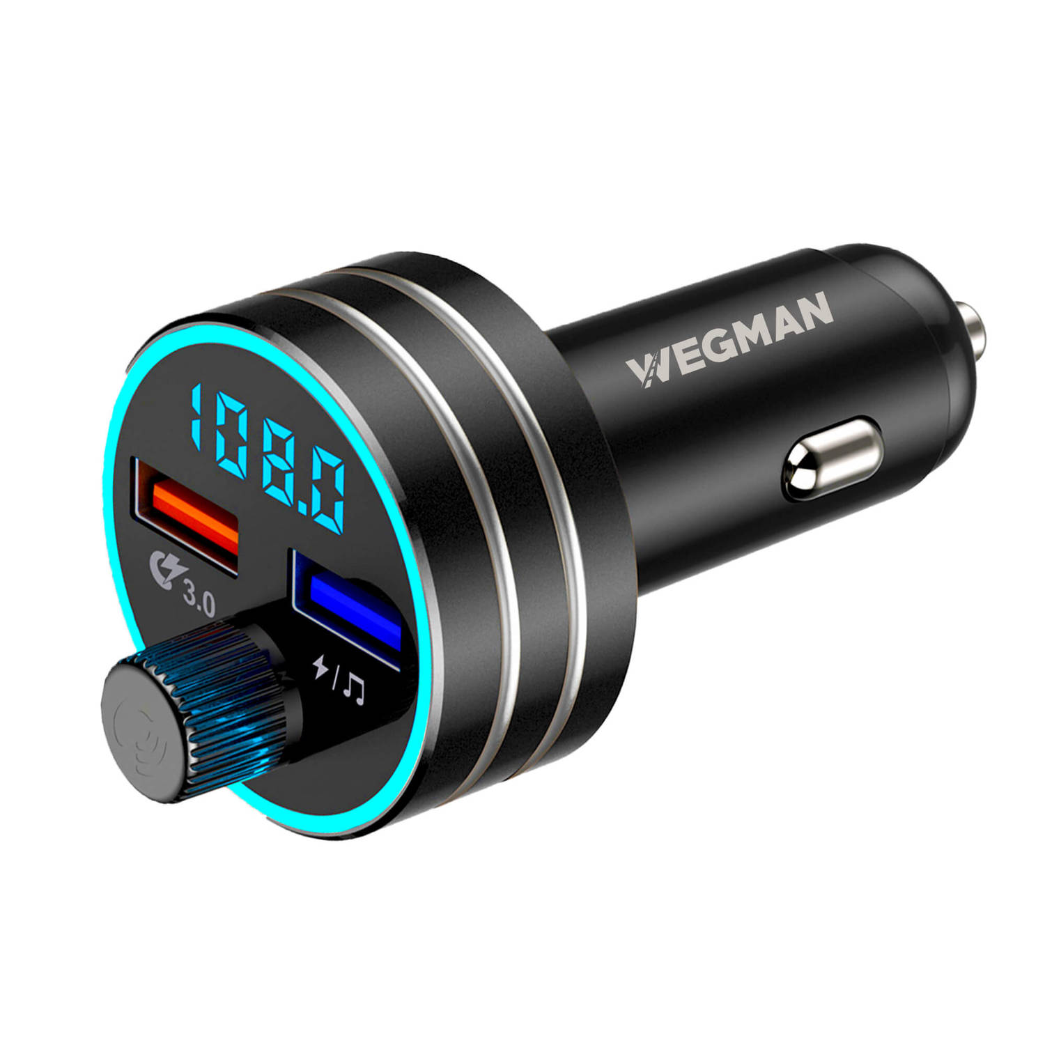 Bluetooth Fm Transmitter - Carkit - Zwart