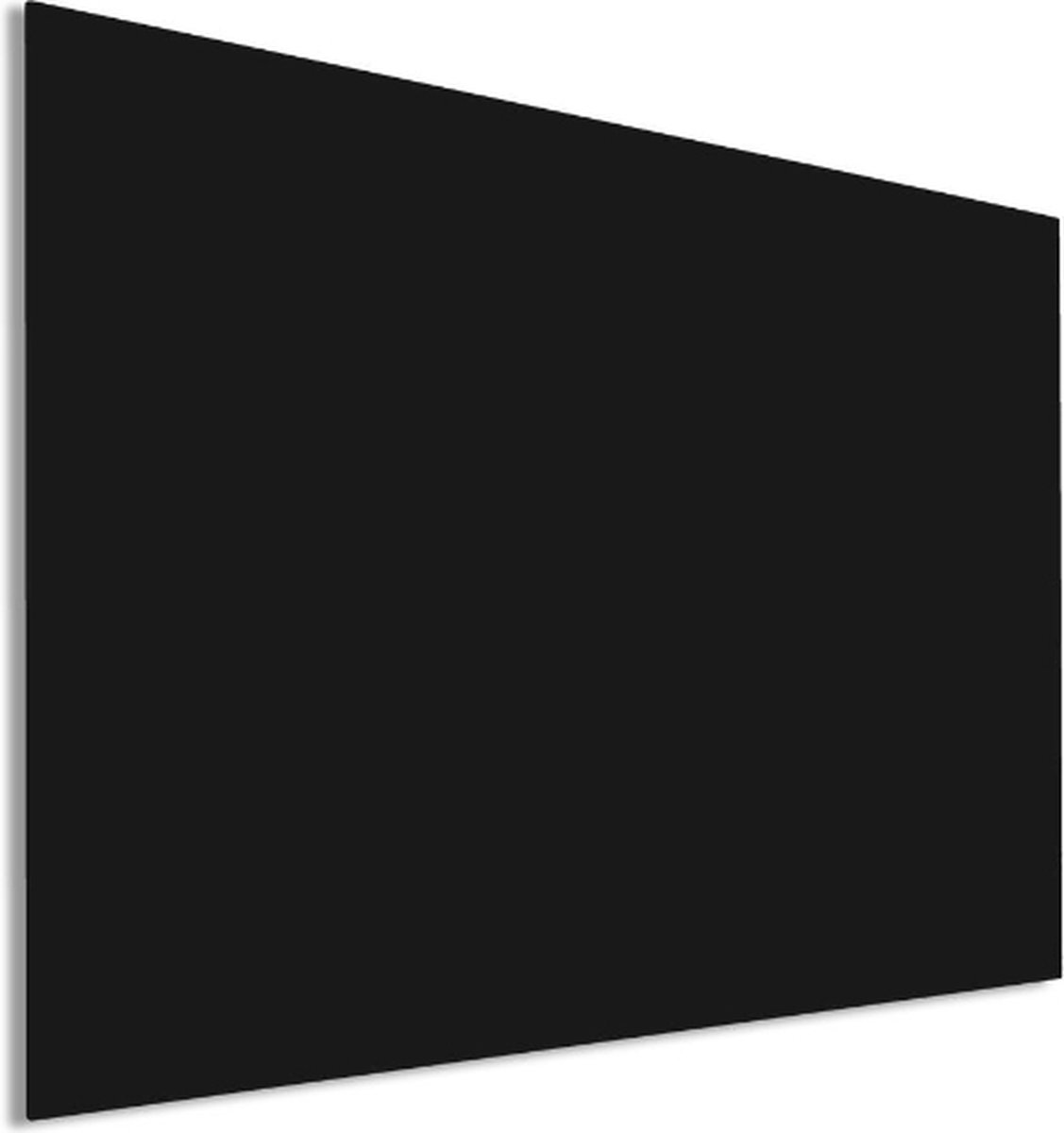 IVOL Glassboard Met Blinde Bevestiging - 100x150 Cm - Zwart