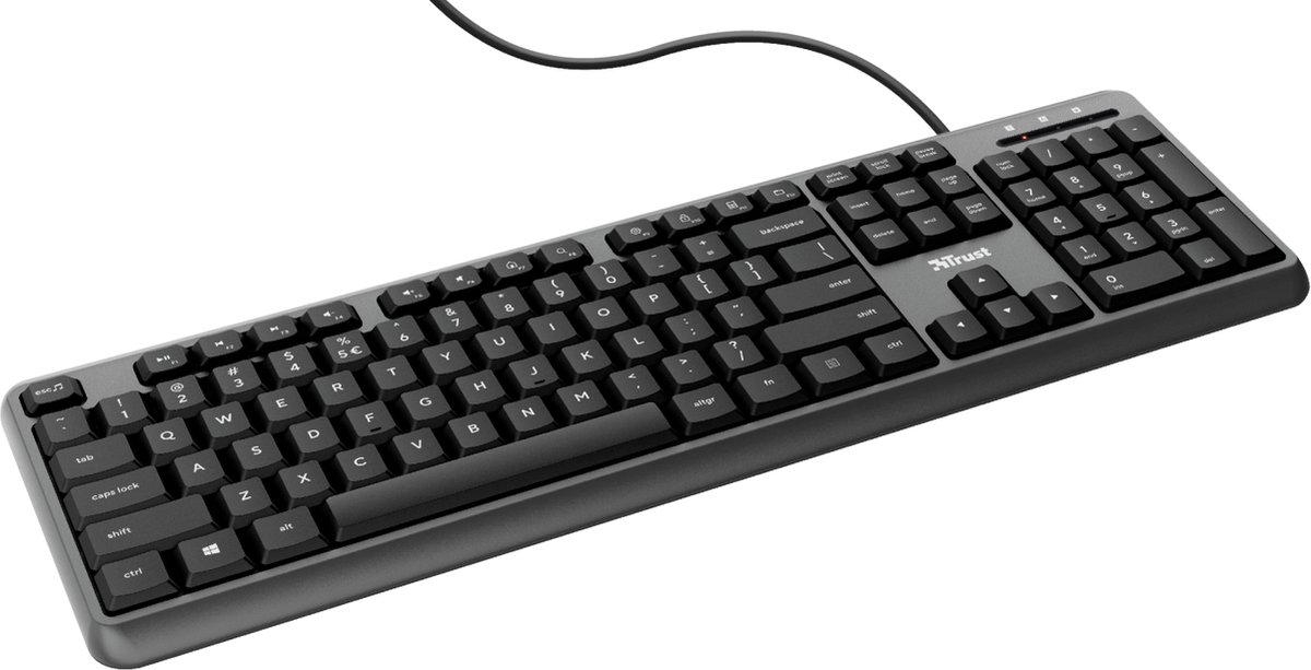 Trust Ody Toetsenbord Qwerty - Zwart