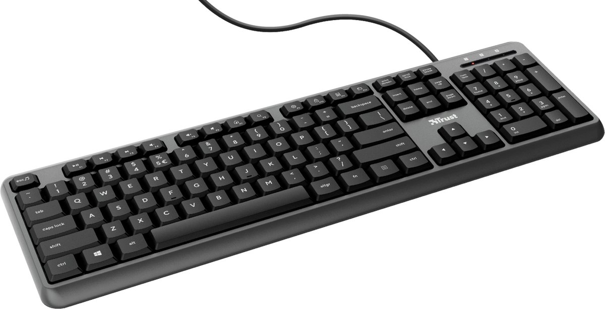 Trust Ody Toetsenbord Qwerty - Zwart