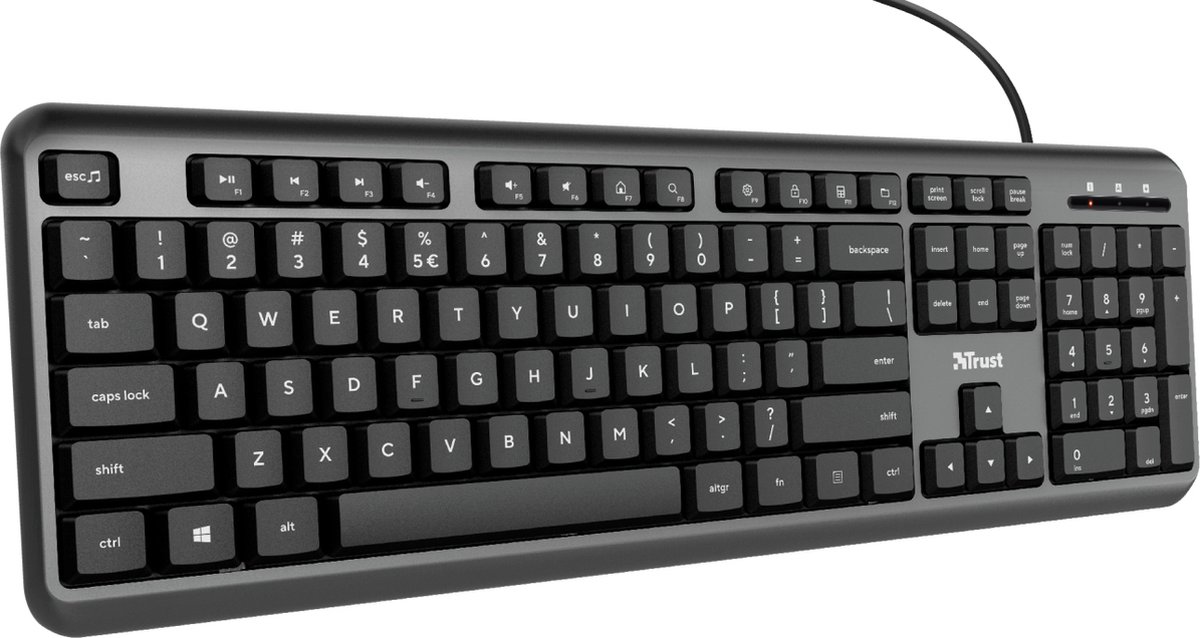 Trust Ody Toetsenbord Qwerty - Zwart