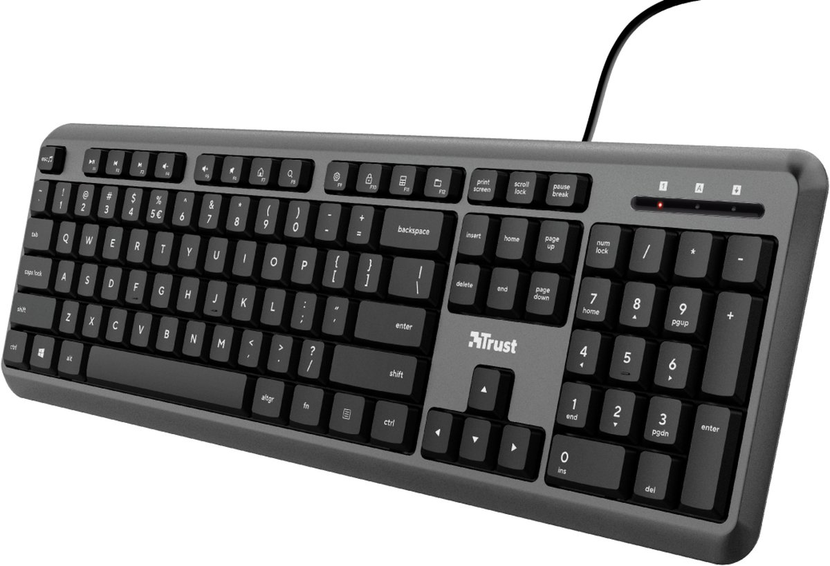 Trust Ody Toetsenbord Qwerty - Zwart