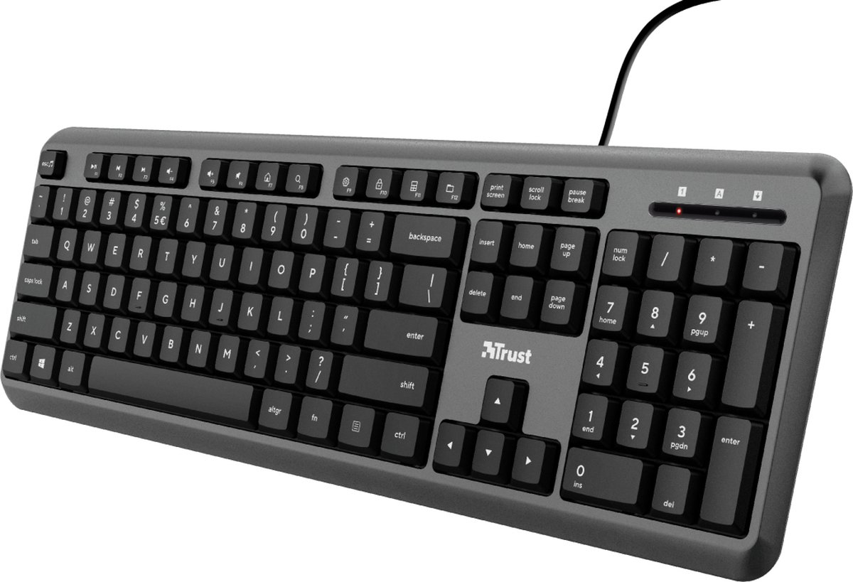 Trust Ody Toetsenbord Qwerty - Zwart