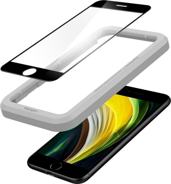 Spigen Alignmaster Full Cover Screenprotector Voor De Iphone Se (2020) / 8 / 7