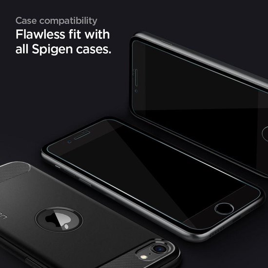 Spigen Alignmaster Full Cover Screenprotector Voor De Iphone Se (2020) / 8 / 7