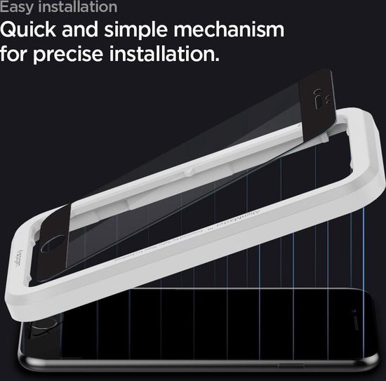 Spigen Alignmaster Full Cover Screenprotector Voor De Iphone Se (2020) / 8 / 7