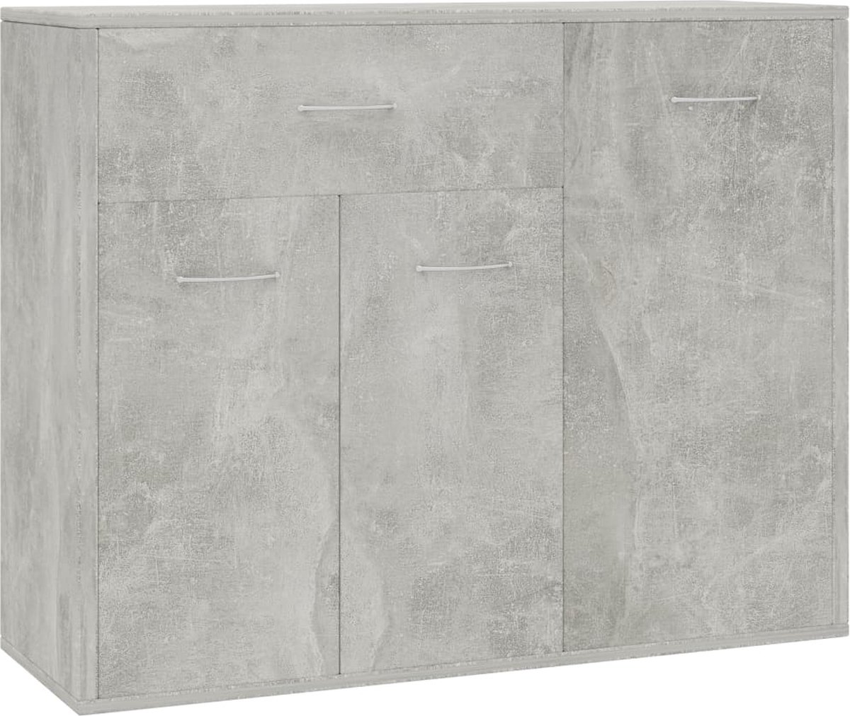 Vidaxl Dressoir 88x30x70 Cm Spaanplaat Beton - Grijs