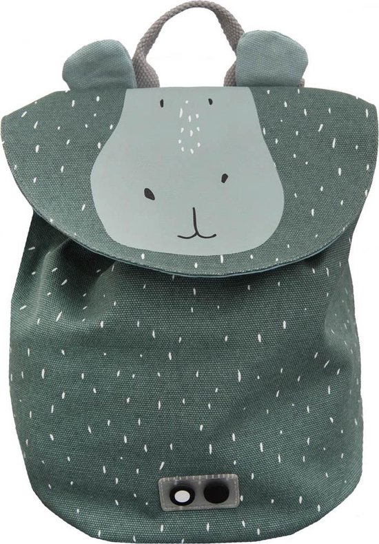 Trixie Mini-rugzak Mr. Hippo 30 X 23 Cm Katoen - Groen