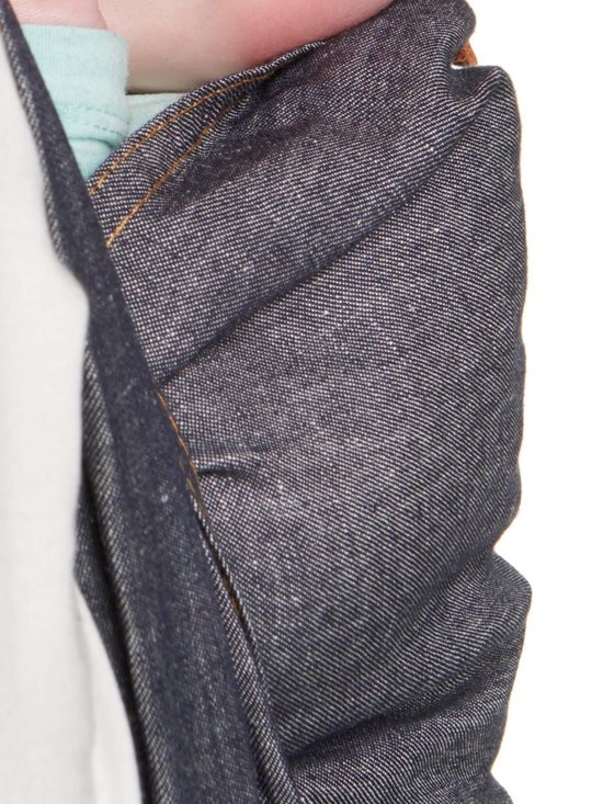 ByKay Draagdoek Woven Wrap Deluxe Jeansblauw