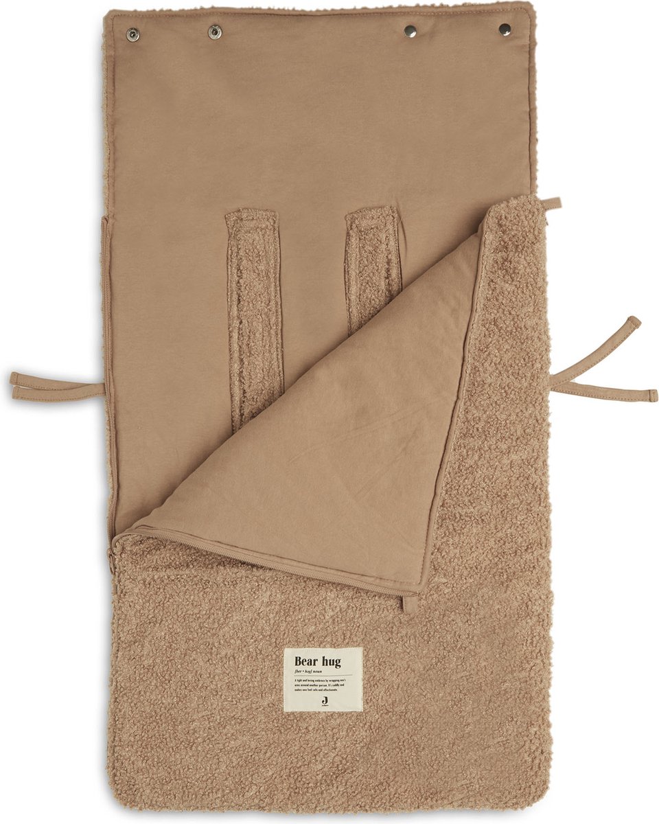 Jollein Voetenzak Autostoel Boucle Biscuit