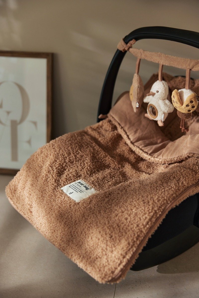 Jollein Voetenzak Autostoel Boucle Biscuit