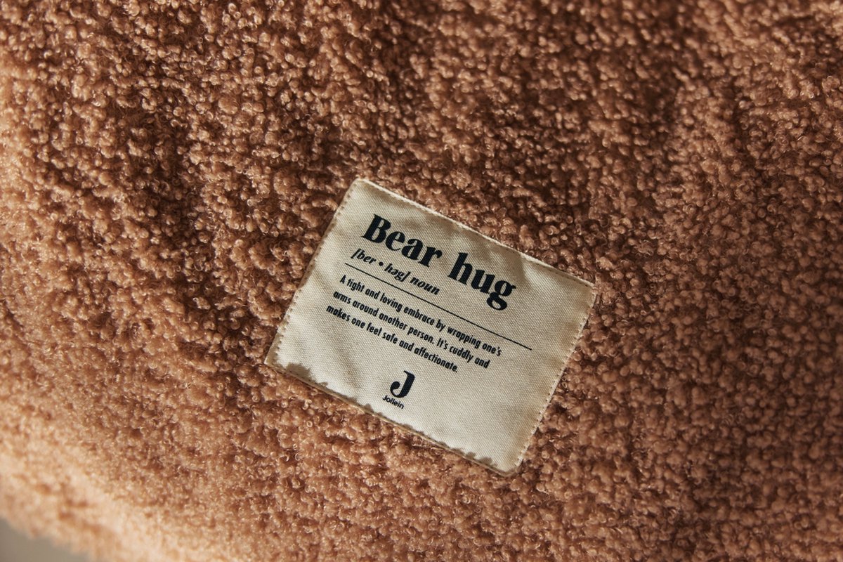 Jollein Voetenzak Autostoel Boucle Biscuit