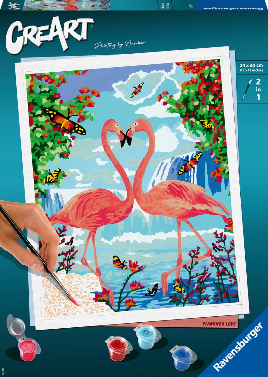 Ravensburger Schilder Op Nummer Creart Flamingo Love