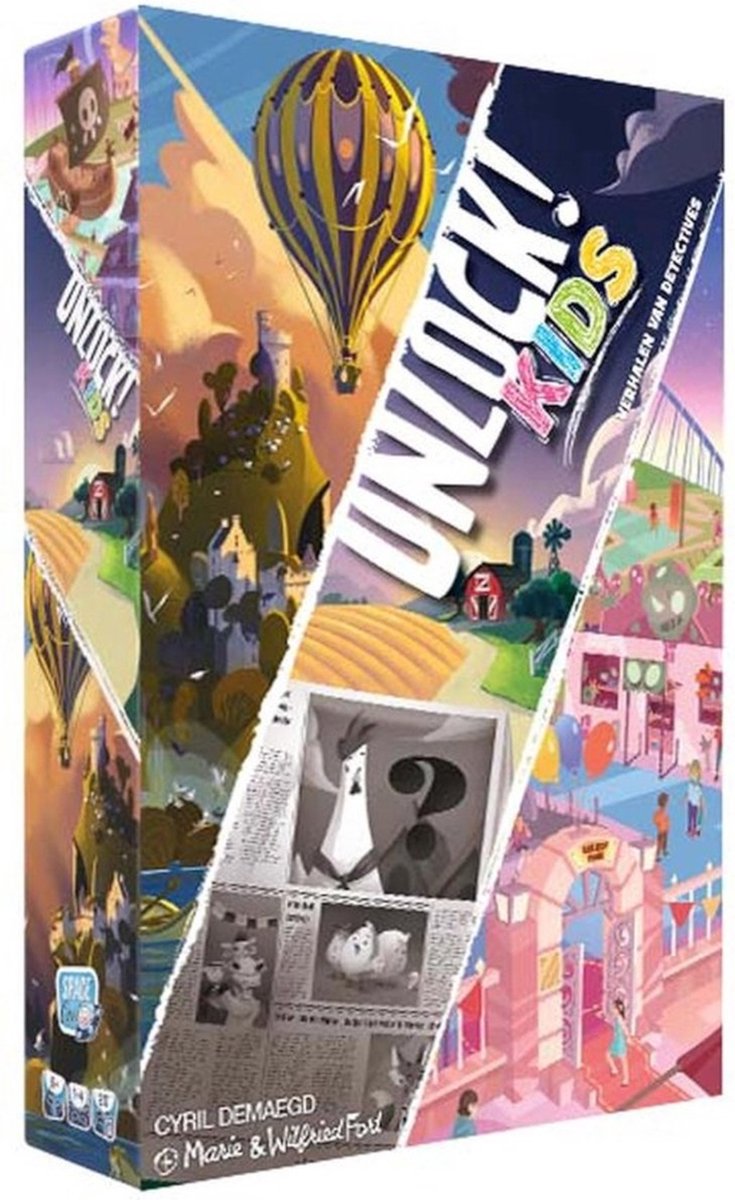 Asmodee Spel Unlock Kids Avonturen Van Detectives