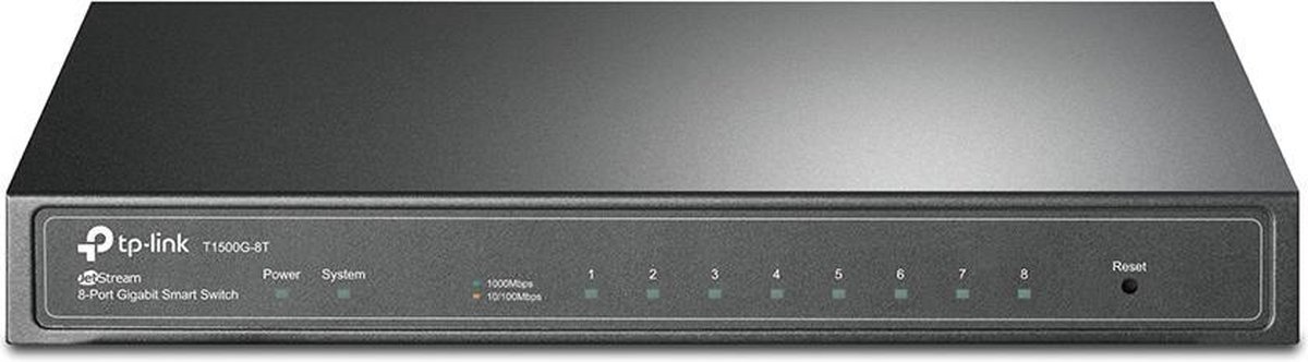 Tp-link T1500G-8T Managed L2/L3/L4 Gigabit Ethernet (10/100/1000) Power over Ethernet (PoE) - Negro