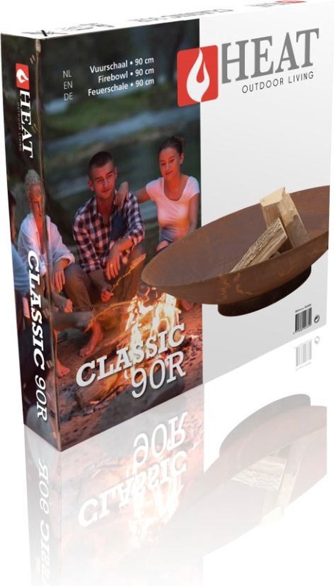 Heat Outdoor Living Vuurschaal Classic Ø 90 (Roest) - Bruin