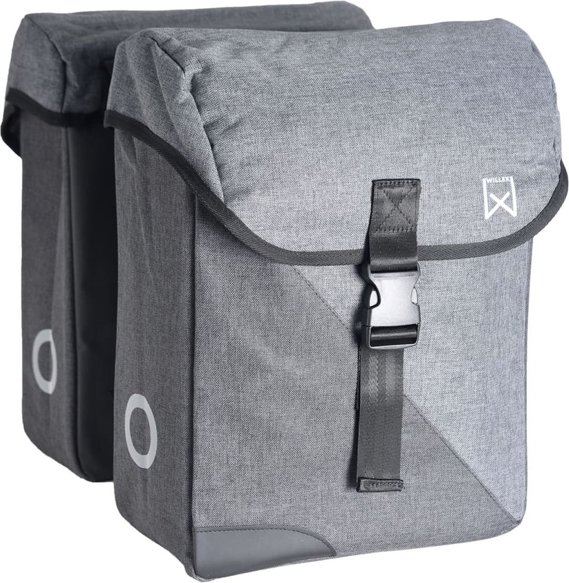 Willex Fietstas Dubbel 800 33 L - Grijs