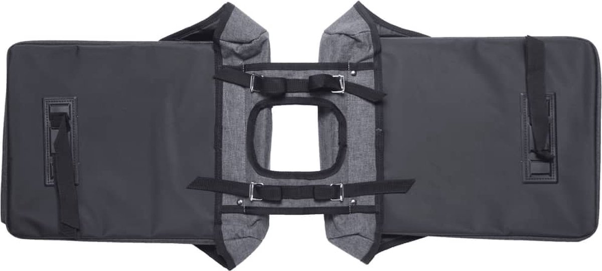 Willex Fietstas Dubbel 800 33 L - Grijs