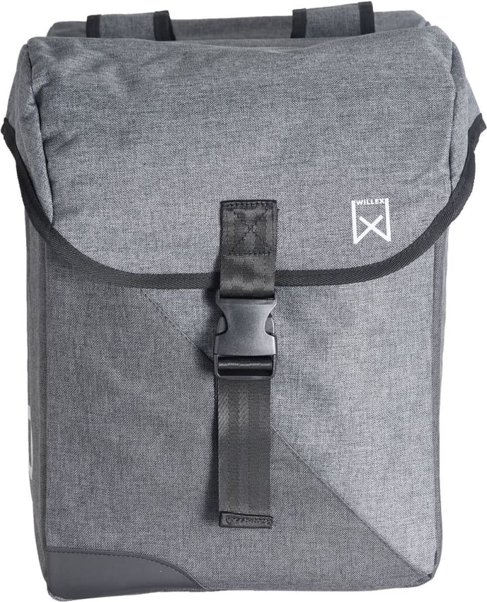 Willex Fietstas Dubbel 800 33 L - Grijs