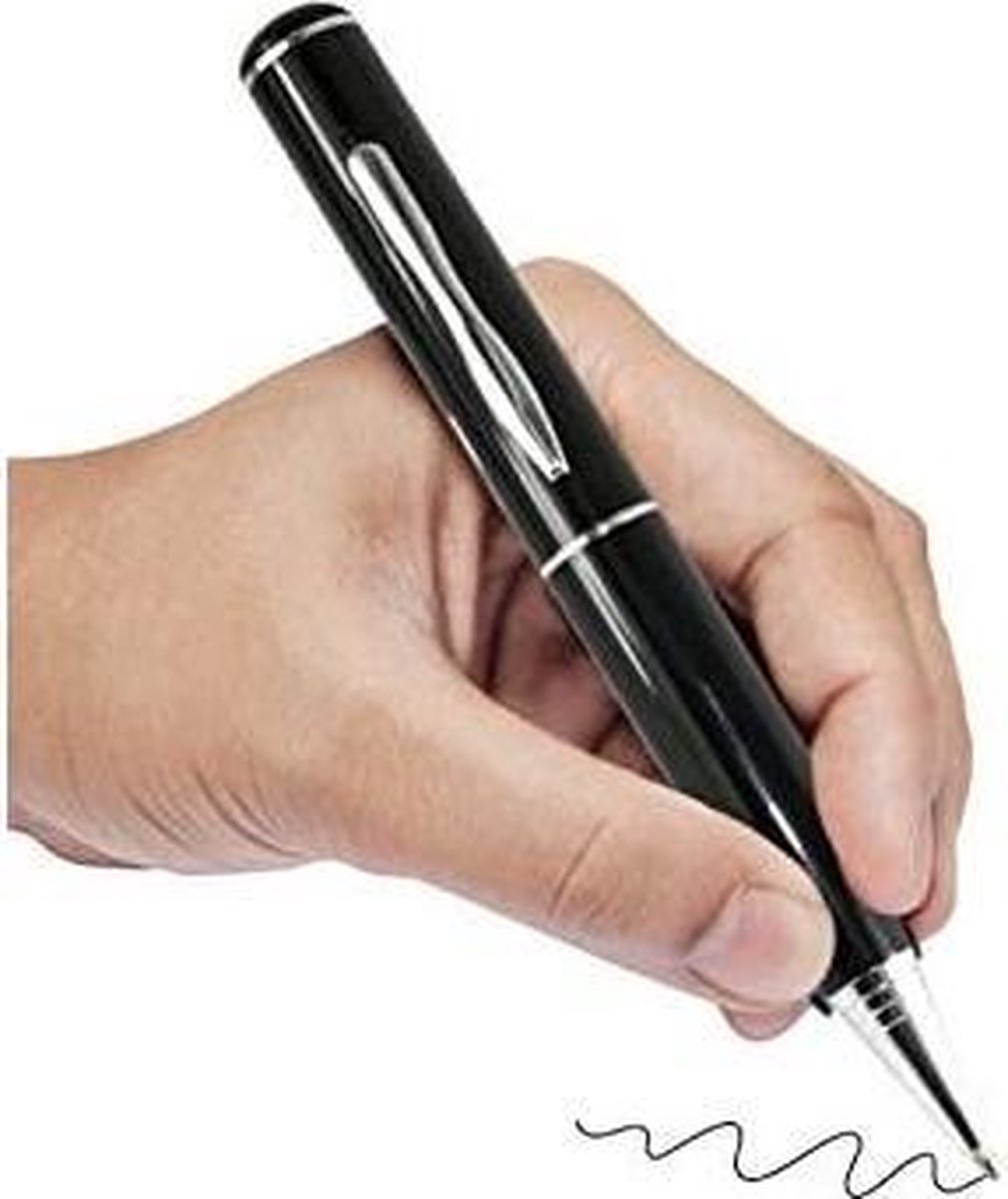 ThumbsUp! 2-in-1-pen Spy 4gb 15 Cm - Zwart