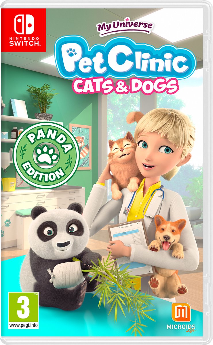 Microids My Universe Pet Clinic Cats & Dogs Panda Edition