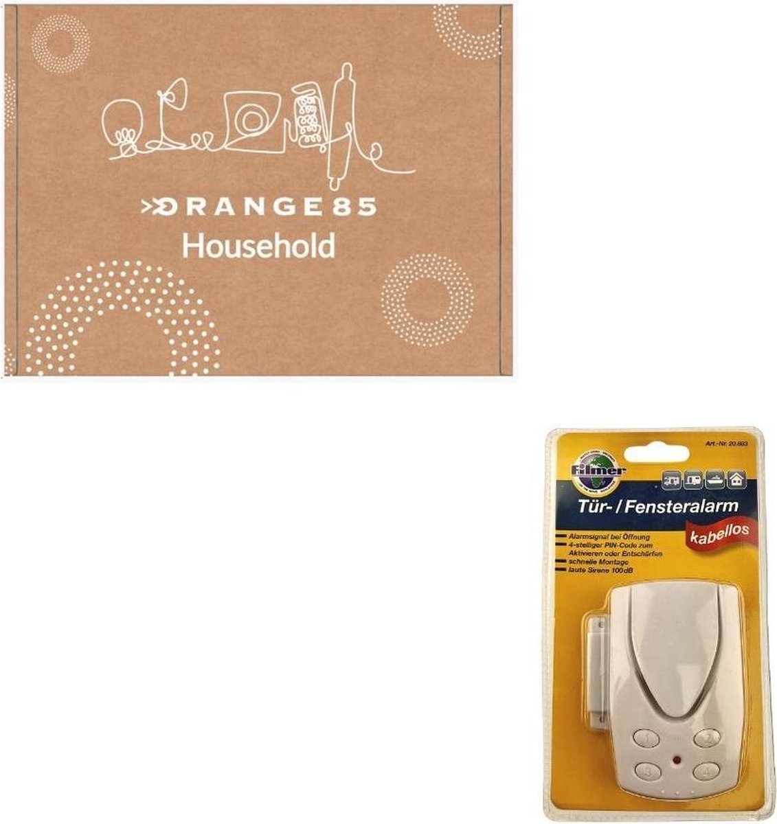 Orange85 Raamalarm Deurbeveiliging Draadloos