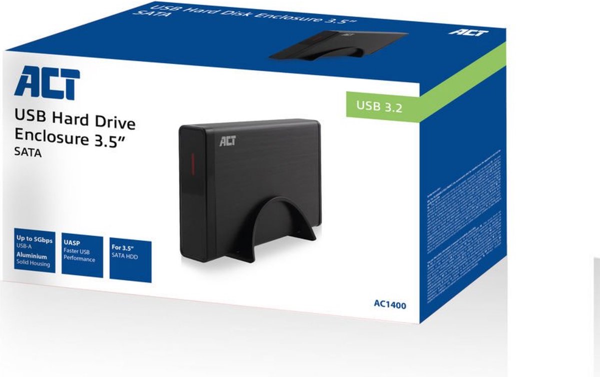 ACT AC1400 USB 3.0 3,5" behuizing