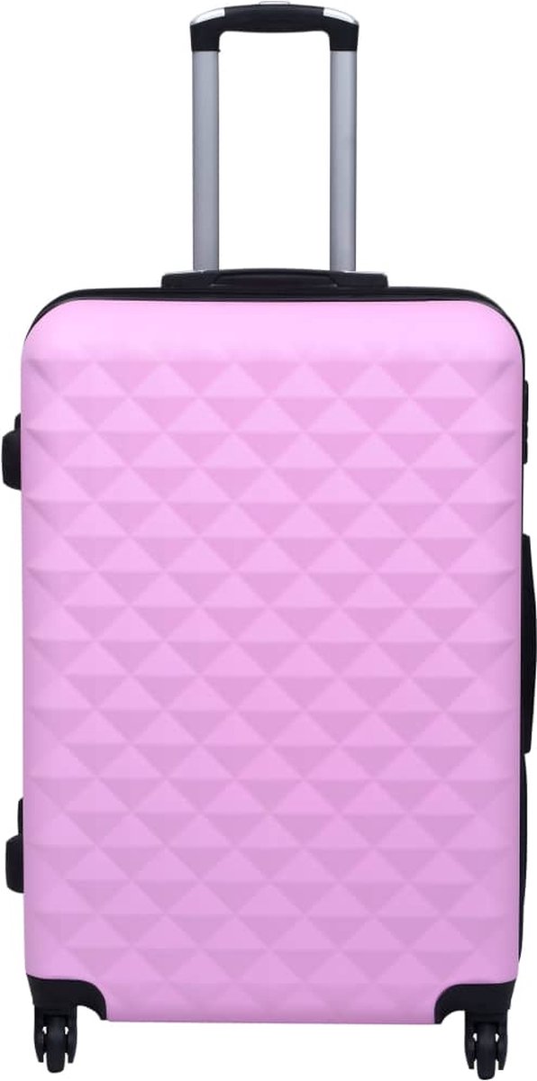 Vidaxl 2-delige Harde Kofferset Abs - Roze
