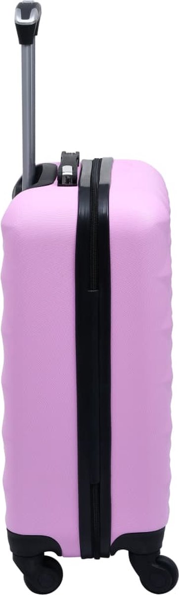 Vidaxl 2-delige Harde Kofferset Abs - Roze
