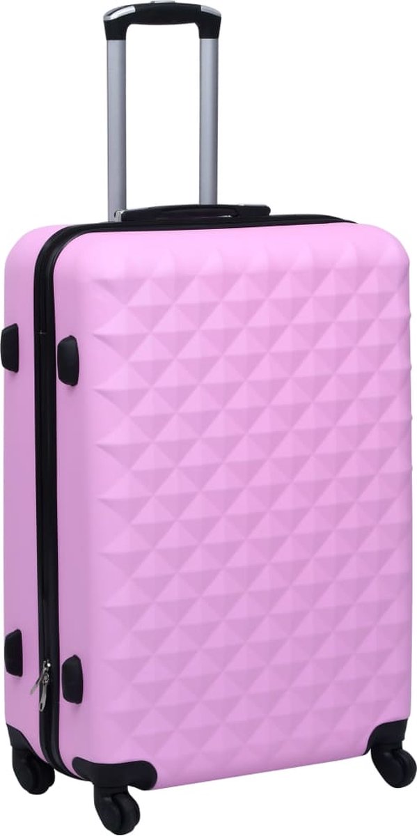 Vidaxl 2-delige Harde Kofferset Abs - Roze