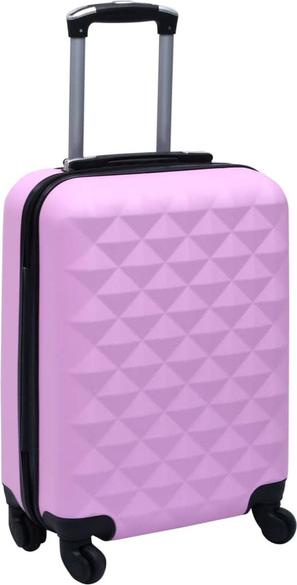 Vidaxl 2-delige Harde Kofferset Abs - Roze