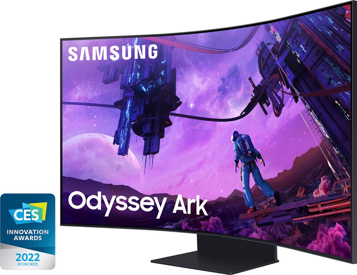 Samsung 55" 4K Mini LED Gaming Monitor Odyssey Ark - Zwart