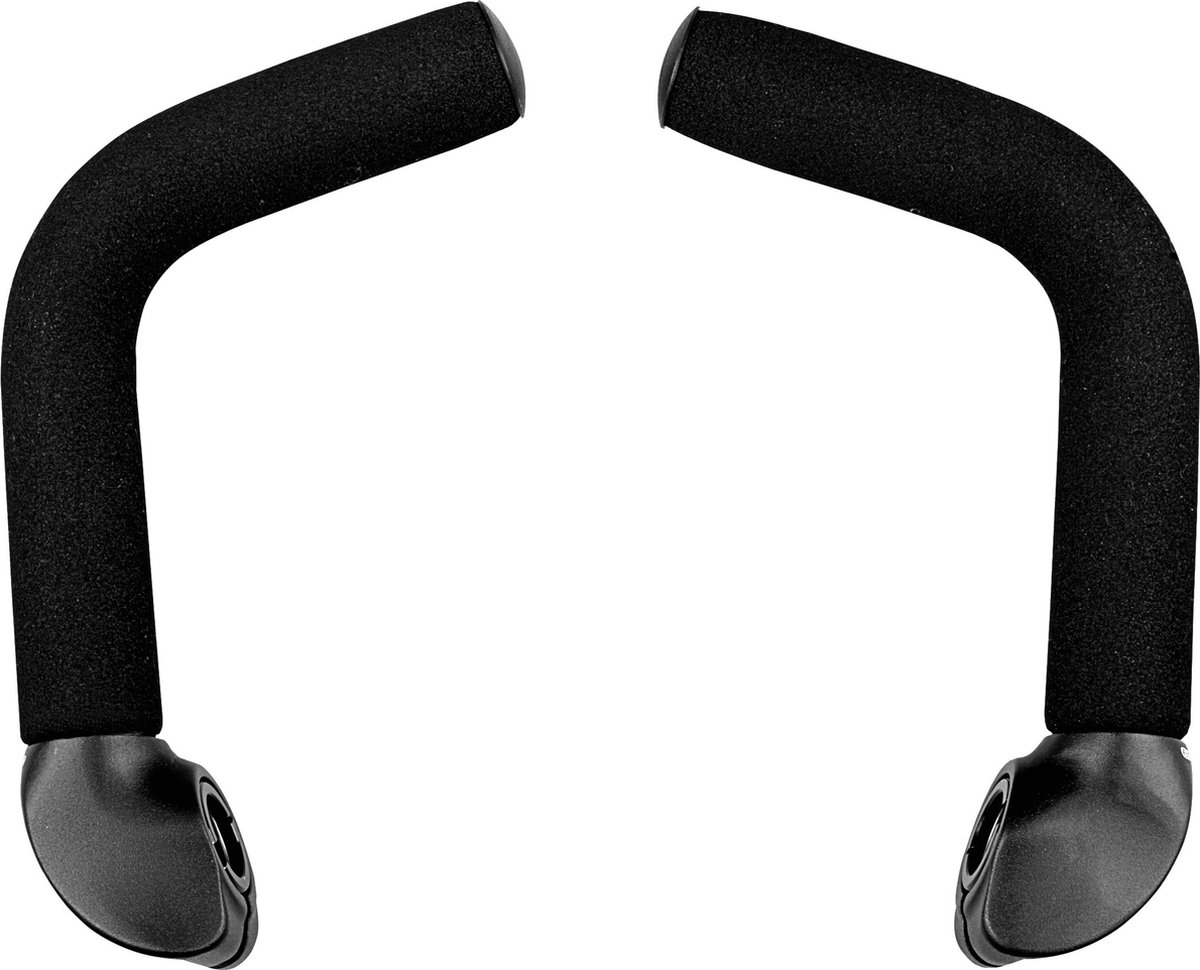 Ergotec Bar Ends Evo Touring L - Zwart